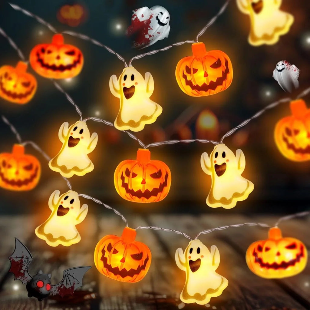 Halloween Pumpkin String Lights