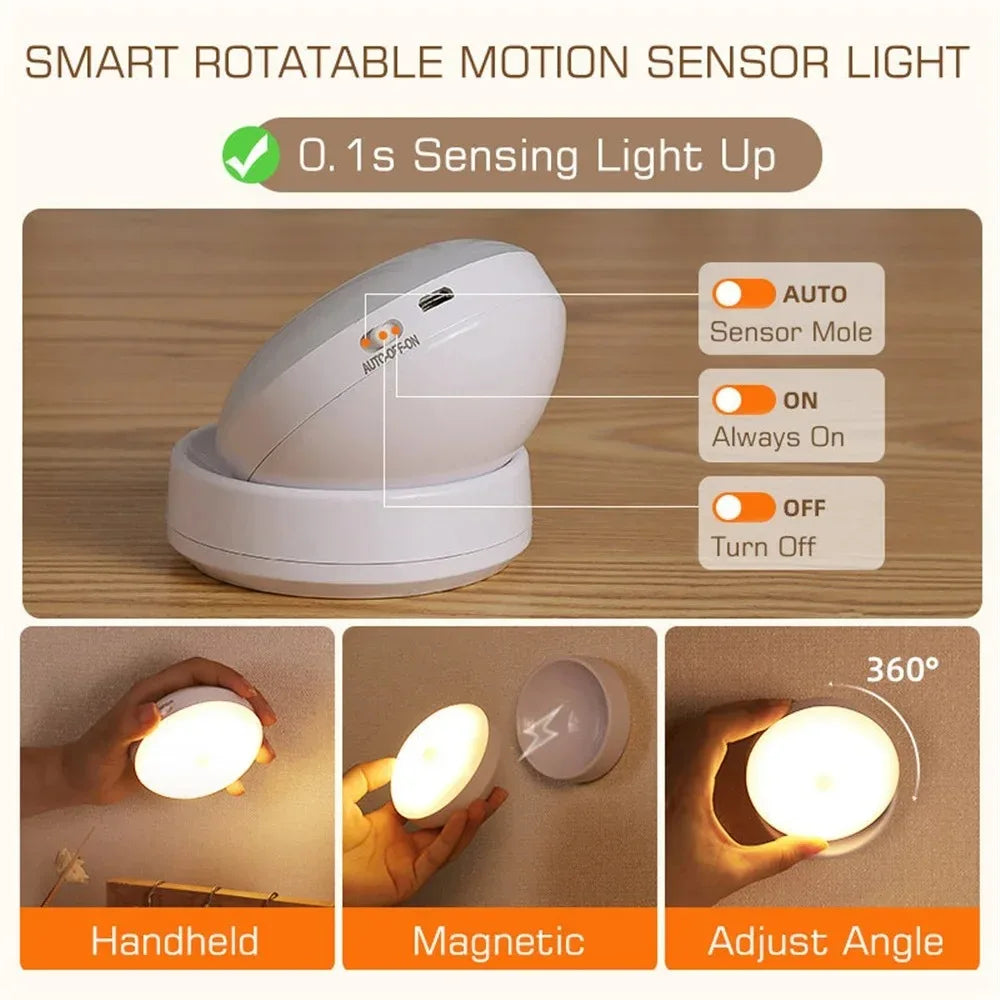 LED Motion-Sensor Night Light