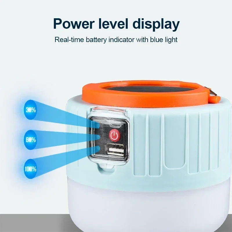 Rechargeable LED Camping Lantern – Portable Waterproof Outdoor Tent Light