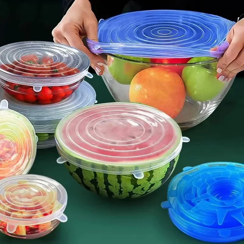 Silicone Stretch Lids 6-Pack