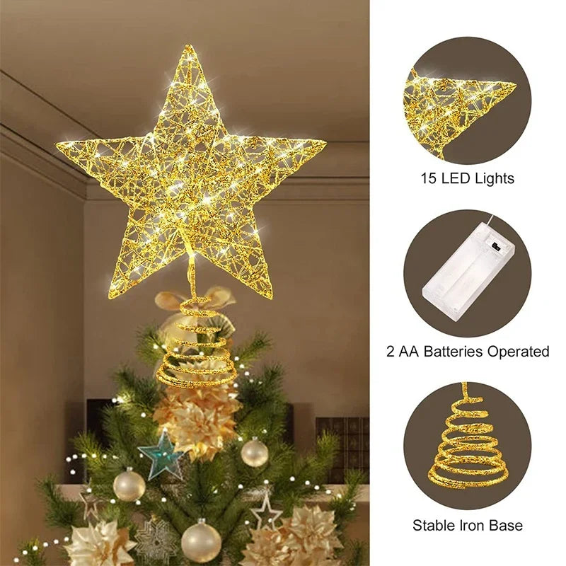 LED Christmas Tree-Topper Star