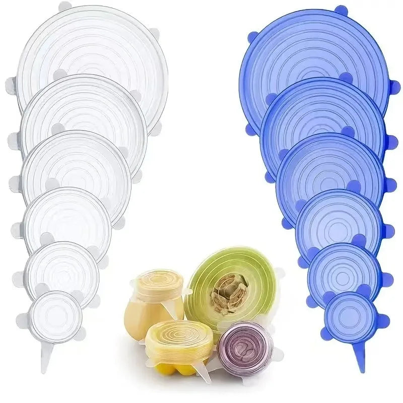 Silicone Stretch Lids 6-Pack
