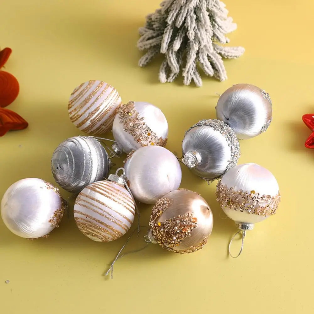 Juego de 12 Bolas Inastillables Decorativas para Árbol de Navidad