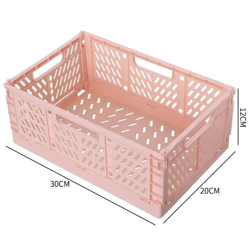 Caja organizadora de almacenamiento plegable – Cesto plegable para armario y guardarropa
