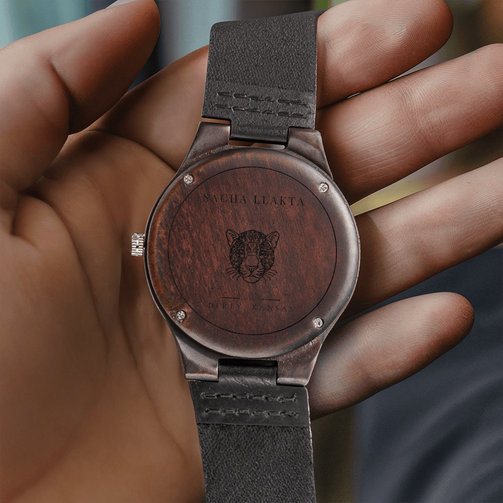 Non-Message Card Wood Watch with Engraving