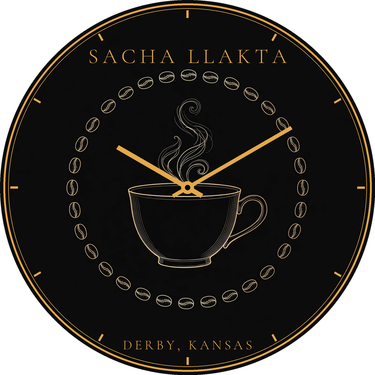 Reloj Café Esfera Sacha Llakta / Sacha Llakta Coffee Dial Watch
